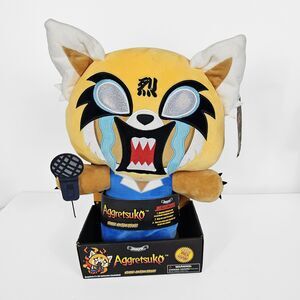 Aggretsuko Huggable Shake Action Plush NWT NIB